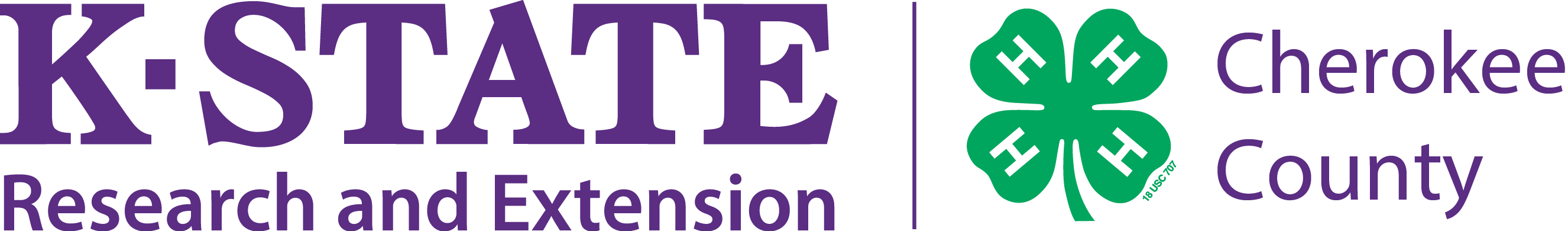 K-State Research and Extension Logo with 4-H